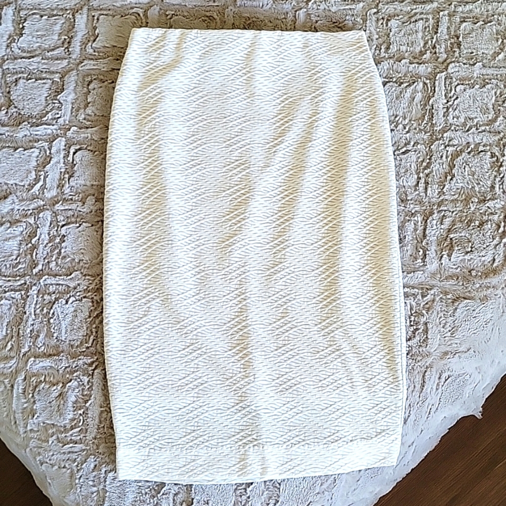Cream Kardashian Pencil Skirt
